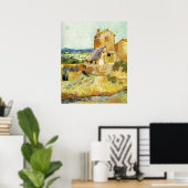 Vincent Van Gogh - De oude Mill Poster (Thuiskantoor)