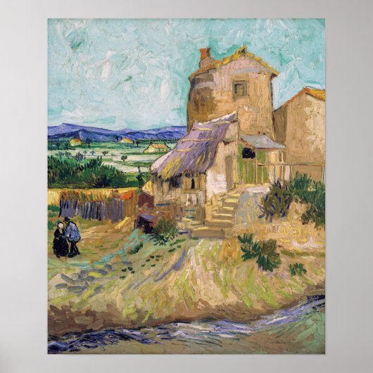 Vincent van Gogh - De oude Mill Poster (Voorkant)