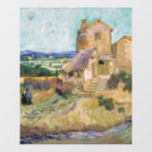 Vincent van Gogh - De oude Mill Raamsticker (Vel)