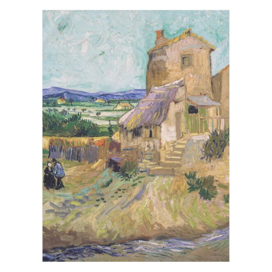 Vincent van Gogh - De oude Mill Tafelkleed (Voorkant)