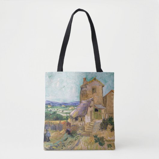 Vincent van Gogh - De oude Mill Tote Bag (Voorkant)