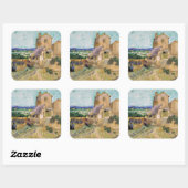 Vincent van Gogh - De oude Mill Vierkante Sticker (Vel)