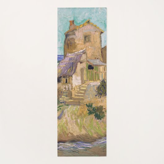Vincent van Gogh - De oude Mill Yogamat (Achterkant)