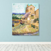Vincent van Gogh - De Oude Molen Canvas Afdruk (Insitu (Houten vloer))