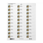Vincent van Gogh - De Oude Molen Etiket (Full Sheet)