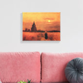 Vincent Van Gogh - De Oude Toren In De Velden Canvas Afdruk (Insitu (Woonkamer))
