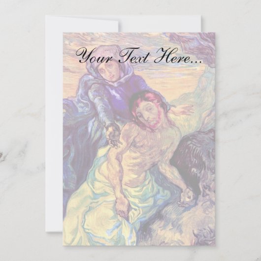 Vincent Van Gogh - de Pieta - Jesus & Virgin Mary (Voorkant)