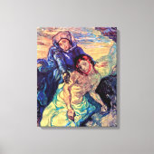 Vincent Van Gogh - de Pieta - Jesus & Virgin Mary Canvas Afdruk (Voorkant)