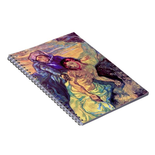 Vincent Van Gogh - de Pieta - Jesus & Virgin Mary Notitieboek (Rechterzijde)