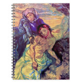 Vincent Van Gogh - de Pieta - Jesus & Virgin Mary Notitieboek (Voorkant)