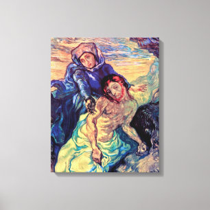 Vincent Van Gogh - De Piëta - Jezus & Maagd Maria Canvas Afdruk