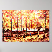 Vincent Van Gogh - De poplars in Nuenen 2 Poster (Voorkant)