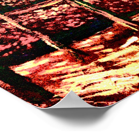 Vincent Van Gogh - De poplars in Nuenen 2 Poster (Hoek)