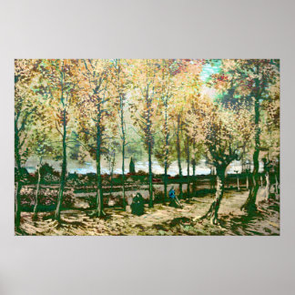 Vincent Van Gogh - De poplars in Nuenen Poster