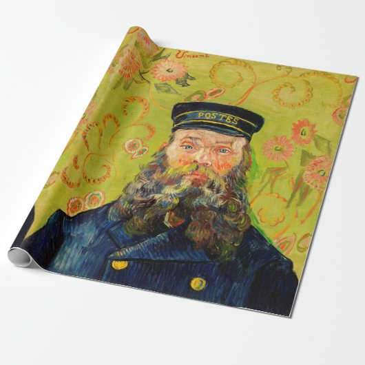 Vincent Van Gogh De Postbode Joseph Roulin Cadeaupapier (Uitgerold)