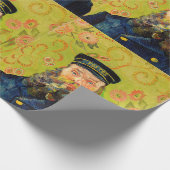 Vincent Van Gogh De Postbode Joseph Roulin Cadeaupapier (Hoek)