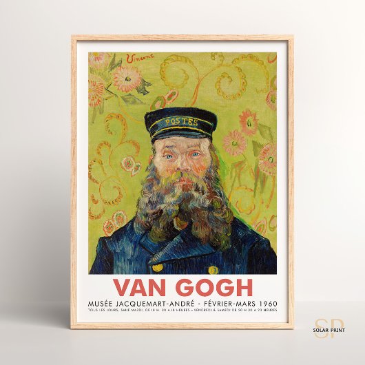 Vincent van Gogh De Postbode Joseph Roulin Kunst Poster
