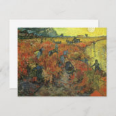 Vincent van Gogh - De Rode Vineyard (Voorkant / Achterkant)