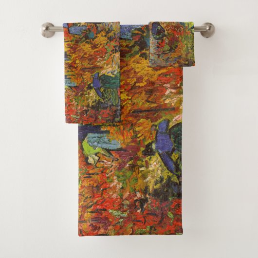 Vincent van Gogh - De Rode Vineyard Bad Handdoek (Insitu)