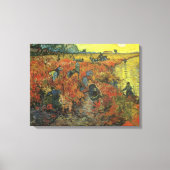 Vincent van Gogh - De Rode Vineyard Canvas Afdruk (Voorkant)