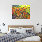 Vincent van Gogh - De Rode Vineyard Canvas Afdruk (Insitu (Slaapkamer))