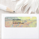 Vincent van Gogh - De Rode Vineyard Etiket (Insitu)