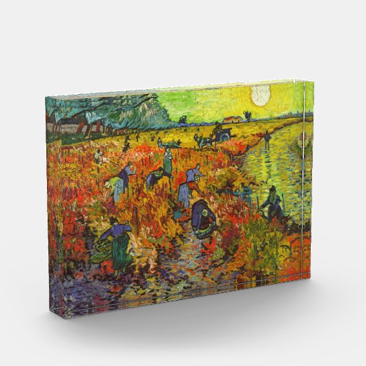 Vincent van Gogh - De Rode Vineyard Fotoblokken (Links)