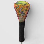 Vincent van Gogh - De Rode Vineyard Golfheadcover (Voorkant)