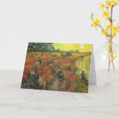 Vincent van Gogh - De Rode Vineyard Kaart (Gele Bloem)