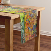 Vincent van Gogh - De Rode Vineyard Korte Tafelloper (Voorbeeld)