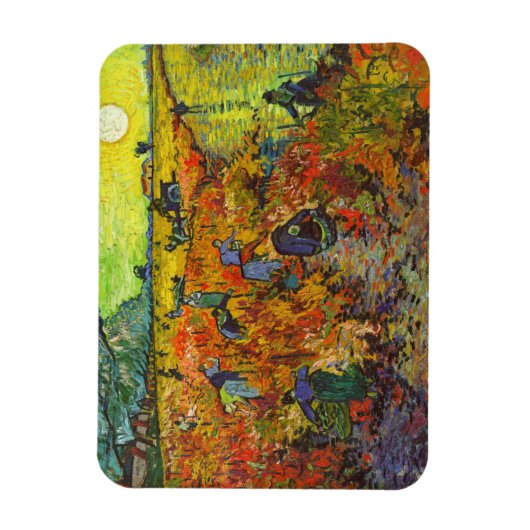 Vincent van Gogh - De Rode Vineyard Magneet (Verticaal)