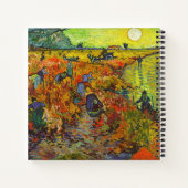 Vincent van Gogh - De Rode Vineyard Notitieboek (Achterkant)