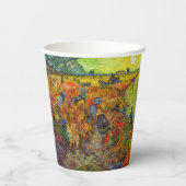 Vincent van Gogh - De Rode Vineyard Papieren Bekers (Achterkant)