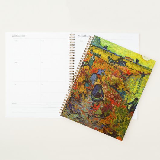 Vincent van Gogh - De Rode Vineyard Planner (Display)