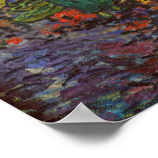 Vincent van Gogh - De Rode Vineyard Poster (Hoek)