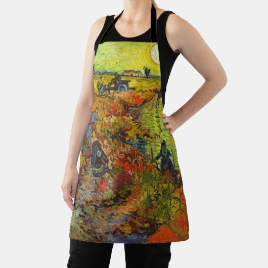 Vincent van Gogh - De Rode Vineyard Schort (Insitu)