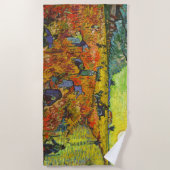 Vincent van Gogh - De Rode Vineyard Strandlaken (Voorkant)