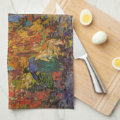 Vincent van Gogh - De Rode Vineyard Theedoek (Quarter Fold)