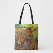 Vincent van Gogh - De Rode Vineyard Tote Bag (Voorkant)
