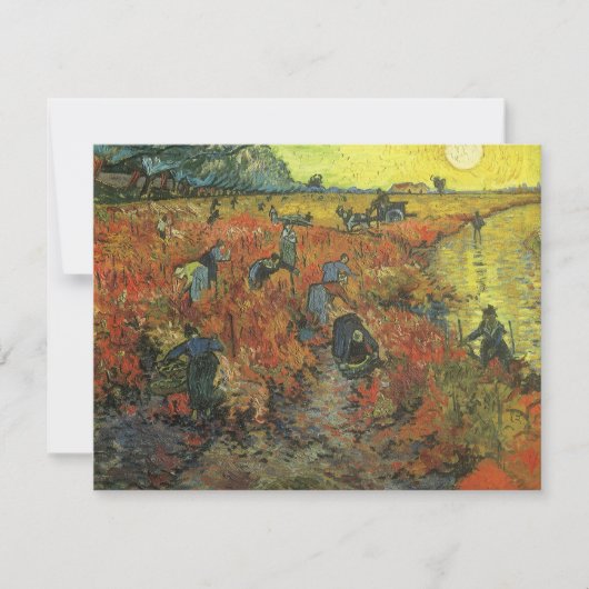 Vincent van Gogh - De rode wijngaard (Voorkant)