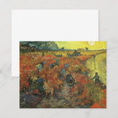 Vincent van Gogh - De rode wijngaard (Voorkant / Achterkant)