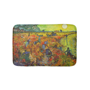 Vincent van Gogh - De Rode Wijngaard Badmat