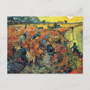Vincent Van Gogh - De rode wijngaard bij Arles sch Briefkaart