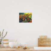 Vincent Van Gogh - De rode wijngaard bij Arles sch Poster (Keuken)