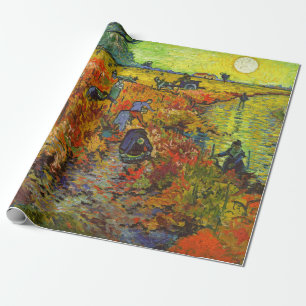 Vincent van Gogh - De Rode Wijngaard Cadeaupapier