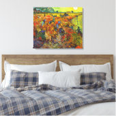 Vincent van Gogh - De Rode Wijngaard Canvas Afdruk (Insitu (Slaapkamer))