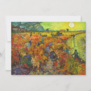 Vincent van Gogh - De Rode Wijngaard Kaart