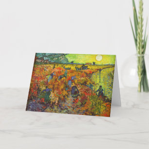 Vincent van Gogh - De Rode Wijngaard Kaart