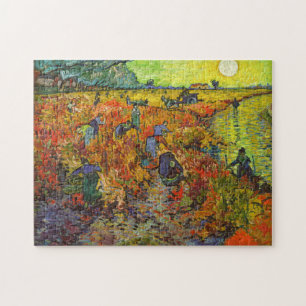 Vincent van Gogh - De rode wijngaard Legpuzzel