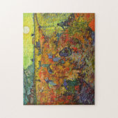 Vincent van Gogh - De Rode Wijngaard Legpuzzel (Verticaal)